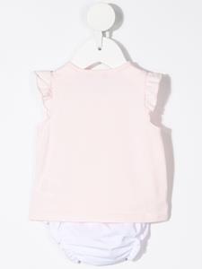 BOSS Kidswear Broek met bloemenprint - Roze