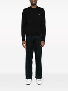 fredperry Fred Perry Trui met geborduurd logo - Zwart