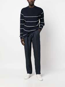 giorgioarmani Giorgio Armani Ribgebreide trui - Blauw
