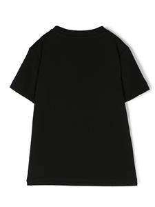 Balmain Kids T-shirt met logoprint - Zwart