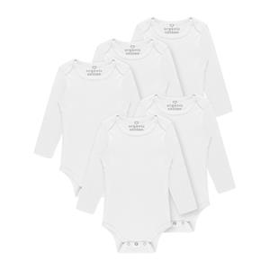 kindsgard Body trunder 5-pack lange mouw wit