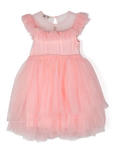 twinsetkids TWINSET Kids Jurk met tule - Roze