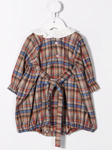 Siola Romper met tartan ruit - Beige