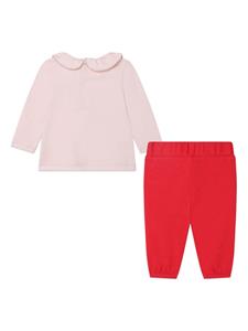 kenzokids Kenzo Kids Shirt en broek met print - Roze