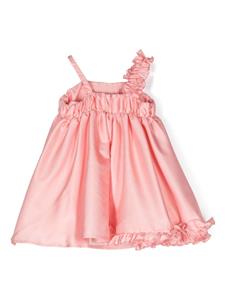 mimisol Mi Mi Sol Jurk met ruches - Roze