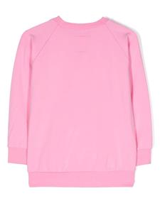 wauwcapowbybangbang WAUW CAPOW by BANGBANG Sweater met grafische applicatie - Roze