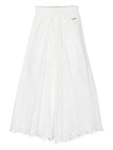twinsetkids TWINSET Kids Flared broek - Wit