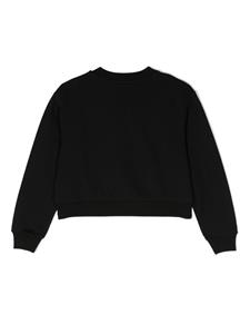 dolce&gabbanakids Dolce & Gabbana Kids Sweater met logoprint - Zwart