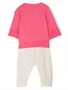 Zadig & Voltaire Kids Gebreide top en broek - Roze