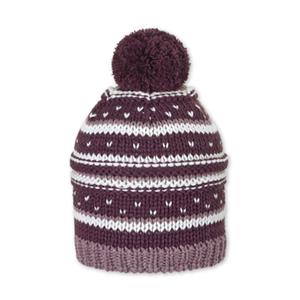 Sterntaler Gebreide pompon muts patroon mix roze