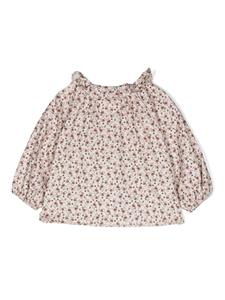 teddy&minou TEDDY & MINOU Shirt met bloemenprint - Roze