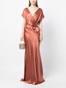 michellemason Michelle Mason Maxi-rok - Bruin