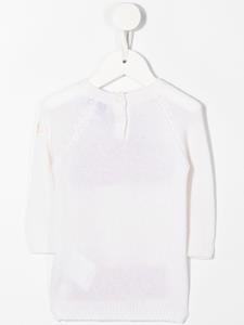 monclerenfant Moncler Enfant Jurk met geometrische print - Wit