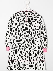 Chiara Ferragni Kids Jurk met dalmatische print - Wit