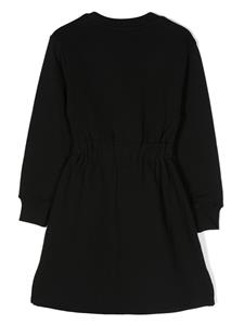 msgmkids MSGM Kids Jurk met logoprint - Zwart