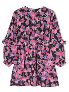 msgmkids MSGM Kids Jurk met ruches - Zwart