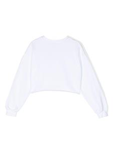 msgmkids MSGM Kids Sweater met pailletten - Wit