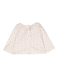 Knot T-shirt met lange mouwen - Beige