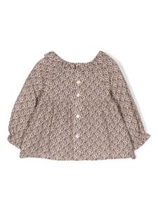 Bonpoint Shirt met print - Beige