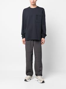 Woolrich Sweater met ritszak - Blauw