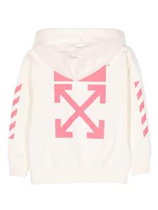 Off-White Kids Hoodie met logoprint - Wit