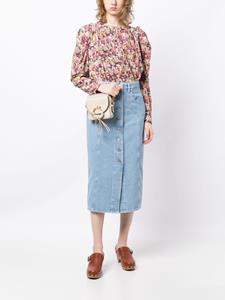 marantétoile MARANT ÉTOILE Denim midi-rok - Blauw