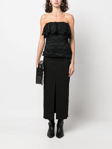 isabelmarant ISABEL MARANT Secia straight rok - Zwart