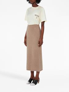 jwanderson JW Anderson Rok met zijsplit - Beige