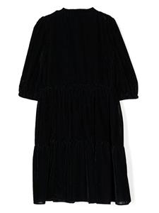 emporioarmanikids Emporio Armani Kids Ribfluwelen blousejurk - Zwart