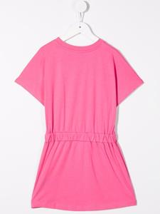 balmainkids Balmain Kids Jurk met logoprint - Roze