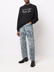martinerose Martine Rose Sweater met tekst - Zwart