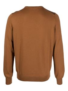 D4.0 Sweater met V-hals - Bruin