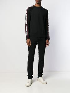 DSQUARED2 Trui met logo aan de zijkant - Zwart