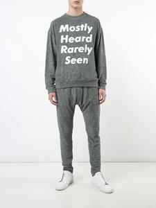 mostlyheardrarelyseen Mostly Heard Rarely Seen trui met geprint logo - Grijs