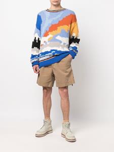 DSQUARED2 Intarsia trui - Blauw