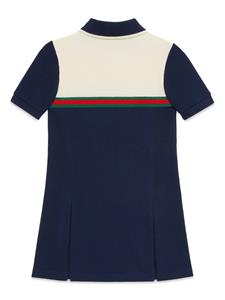 Gucci Kids Jurk met colourblocking - Blauw