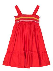zimmermannkids ZIMMERMANN Kids Gelaagde jurk - Rood