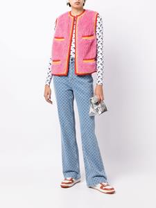 chanelpre-owned CHANEL Pre-Owned 1994 kasjmier vest - Roze