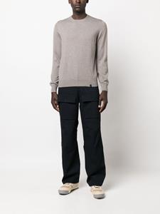 Fay Trui van scheerwol met ronde hals - Beige