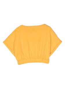 Missoni Kids T-shirt verfraaid met kristallen - Oranje
