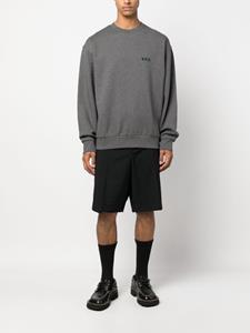 A.P.C. Sweater met logoprint - Grijs