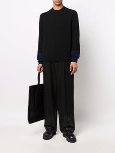 commedesgarçonsshirt Comme Des Garçons Shirt Tonale trui - Zwart