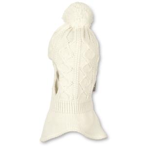 Sterntaler Sjaal gebreide muts ecru
