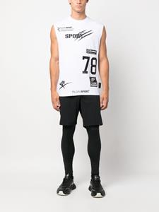 pleinsport Plein Sport Tanktop met logoprint - Wit