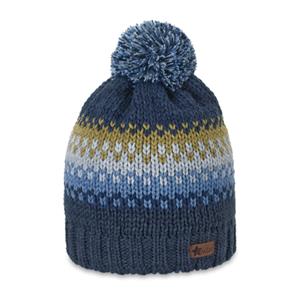 Sterntaler Gebreide muts met pompon kleurverloop marine