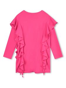 Givenchy Kids Jurk met ruchedetail - Roze
