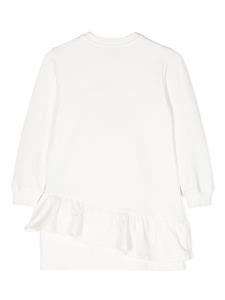 moschinokids Moschino Kids Jurk met ruches - Wit