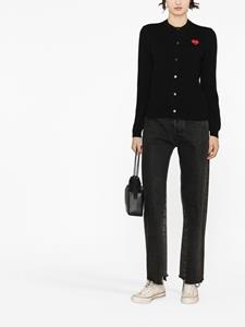 commedesgarçonsplay Comme Des Garçons Play Vest met logopatch - Zwart