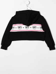 chiaraferragnikids Chiara Ferragni Kids Hoodie met logoprint - Zwart