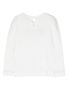 chiaraferragnikids Chiara Ferragni Kids Sweater met logopatch - Wit